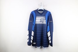 Vintage Fox Racing Mens Small Distressed Spell Out Long Sleeve Motocross Jersey - £39.52 GBP