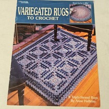 Variegated Rugs to Crochet by Anne Halliday Leisure Arts 8 Triple-Strand... - £6.97 GBP