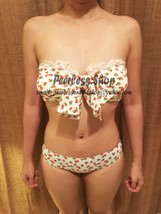 Floral Bow Cute Sexy Retro Vintage Bikini Swimsuit Summer - USA SELLER - $34.00