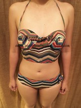 Corset Bustier Colorful Aztec Bikini Swimsuit Summer - $35.00