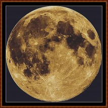 Full Moon ~~ counted cross stitch pattern PDF - £12.86 GBP