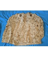 U.S. Navy Marine Uniform Desert MARPAT Named Military Shirts Lot of 2 SM... - $533.37 MXN
