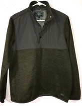 G.H.Bass &amp; Co Mens Shirt Sz M Work Wear 1/4 Snap Pull Over Jacket - £20.77 GBP