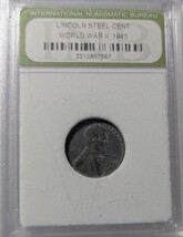 Lincoln Steel Cent World War II 1943 - $4.95