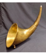 Large brass cornucopia vintage - €56,44 EUR