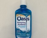 Oasis Moisturizing Mouthwash for Dry Mouth Mild Mint, 16 fl oz, Sealed - £29.67 GBP