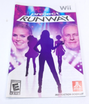 Wii ~ Project Runway  Original Game Manual only - $2.96