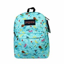 NWT JanSport Superbreak Student Backpack - Multi Pool Party - Discontinued Color - £27.67 GBP