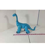 Fisher Price IMAGINEXT Blue Posable Dinosaur Apatosaurus Toy 2010 RETIRED - $381.30 MXN