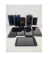 Lot of 10 Smart phones, various models, Samsung, Apple, Lg Most Will Com... - $1,886.03 MXN