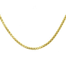 14K Yellow Gold 24 Inch Box Link Chain 8.2 Grams 2mm - £531.09 GBP