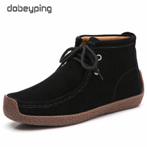 Autumn Winter Ankle Boots for Women Genuine Leather Martin Boots Female Casual F - £39.24 GBP