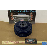 OEM 66 CADILLAC 365/390/429 ENGINE A/C WATER PUMP PULLEY ~ TRIPLE (3) GR... - $223.86 CAD