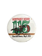 Kentucky Derby Pin Button Pinback Vintage 115th Running 1989 - Roses - $10.84 CAD