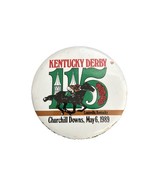 Kentucky Derby Pin Button Pinback Vintage 115th Running 1989 - Roses - $10.92 CAD
