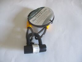 BUNKER HILL SECURITY HEAVY DUTY BIKE LOCK &amp; CABLE BRAND NEW W/2 KEYS #64400 - $7.97