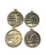 Vintage Gymnastics High Hurdles 400 Meter Hurdles Lot Of 4 Brass - $19.80