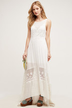 NWT PLENTY by TRACY REESE ESTANCIA COMBO LACE WHITE MAXI DRESS M - £79.00 GBP