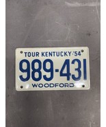 Vintage Wheaties 1953 1954 Kentucky Bike License Plate Collectible Givea... - $121.26 MXN