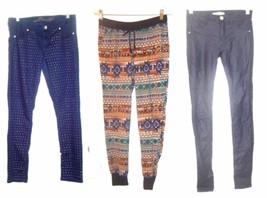 Almost Famous Leggings &amp; Jeggings Lightweight Stretch Pants Size XS-L - £15.77 GBP+
