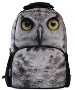 Animal Face 3D Animals Owl Backpack 3D Deep Stereographic Felt Fabric - £27.23 GBP