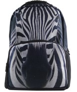 Animal Face 3D Animals Zebra Backpack 3D Deep Stereographic Felt Fabric - £30.35 GBP
