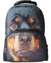 Animal Face 3D Animals Rottweiler Puppy Backpack 3D Deep Stereographic Felt ... - £27.68 GBP