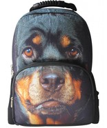Animal Face 3D Animals Rottweiler Puppy Backpack 3D Deep Stereographic F... - £27.24 GBP