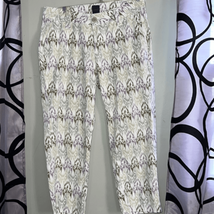 Jag Feathered Print Capris size 4 slim fit - £15.66 GBP