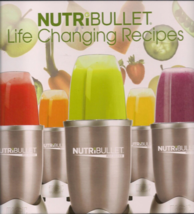 Nutribullet Life Changing Recipes Book Magic Bullet Blender Cookbook Smoothies - £5.46 GBP