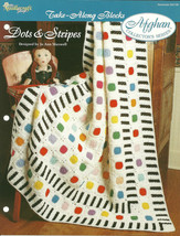 Needlecraft Shop Crochet Pattern 952190 Dots And Stripes Afghan Collector Series - £2.36 GBP