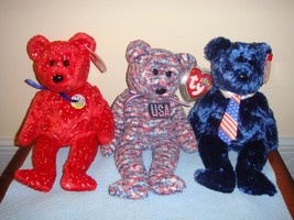 Ty Beanie Babies USA Decade Red And Pops - £22.90 GBP