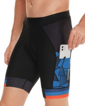 Dealyork Men&#39;s Padded Cycling, Bike  Shorts with Side Pockets - Size: M - £9.26 GBP