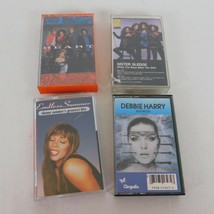 Lot of 4 Lady Rock Music Cassettes Debbie Harry Donna Summer Heart Sister Sledge - £12.14 GBP