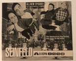 Seinfeld Tv Series Print Ad Vintage Jerry Seinfeld Julia Louis Dreyfus TPA2 - $5.93
