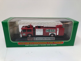 HESS &quot;1999 HESS MINIATURE FIRE TRUCK&quot;  VERY DETAILED MODEL. MIB - $10.40