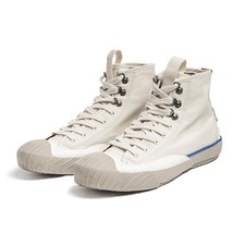 Canvas Men Shoe Japanese Retro High Top Solid  Amekaji Sneakers Casual Fashion H - £85.32 GBP