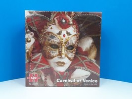 Puzzle Carnival of Venice 500 Pcs NEW Sealed 15 inches x 21 inches - £6.99 GBP