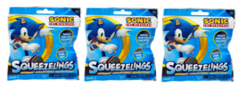 Sonic the Hedgehog Squeezelings Figure Blind Bag Eggman Amy Shadow Tails - 3 Pk - £14.56 GBP