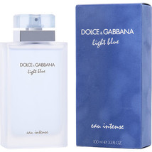 D &amp; G Light Blue Eau Intense By Dolce &amp; Gabbana Eau De Parfum Spray 3.3 Oz - £74.31 GBP
