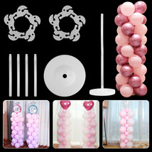 Large Balloon Arch Column Base Stand Frame Kit Birthday Wedding Party Decoration - £14.22 GBP