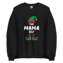 The Mama Elf Funny Christmas Sweatshirt| Matching Christmas Elf Group Gift Sweat - £23.02 GBP+