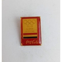 Vintage Coca-Cola Magyar Olimpiai Gizottsag Hungary Olympics Lapel Hat Pin - $230.91 MXN