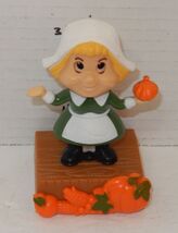 Solar Powered Dancing Thanksgiving Pilgrim Lady - $9.85