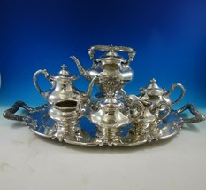 Princess by Towle Sterling Silver Tea Set 7pc with Leaves Scrolls #7629 (#4930) - £17,048.98 GBP