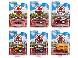 &quot;Down on the Farm&quot; Series Set of 6 pieces Release 7 1/64 Diecast Models by Green - $68.54