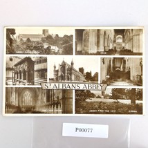 Vintage 1955 Postcard St Albans Abbey Cathedral England UK Valentine&#39;s P... - $14.92