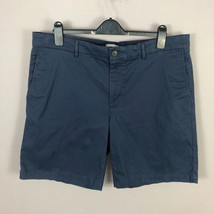 Hickey Freeman Navy Cotton Shorts Size 40x32 - £27.52 GBP