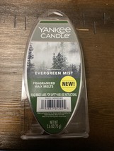 NEW Yankee Candle &quot;Evergreen Mist&quot; Fragranced Wax Melts 6 Ct 2.6 Oz. - £9.56 GBP