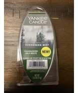 NEW Yankee Candle &quot;Evergreen Mist&quot; Fragranced Wax Melts 6 Ct 2.6 Oz. - £9.43 GBP